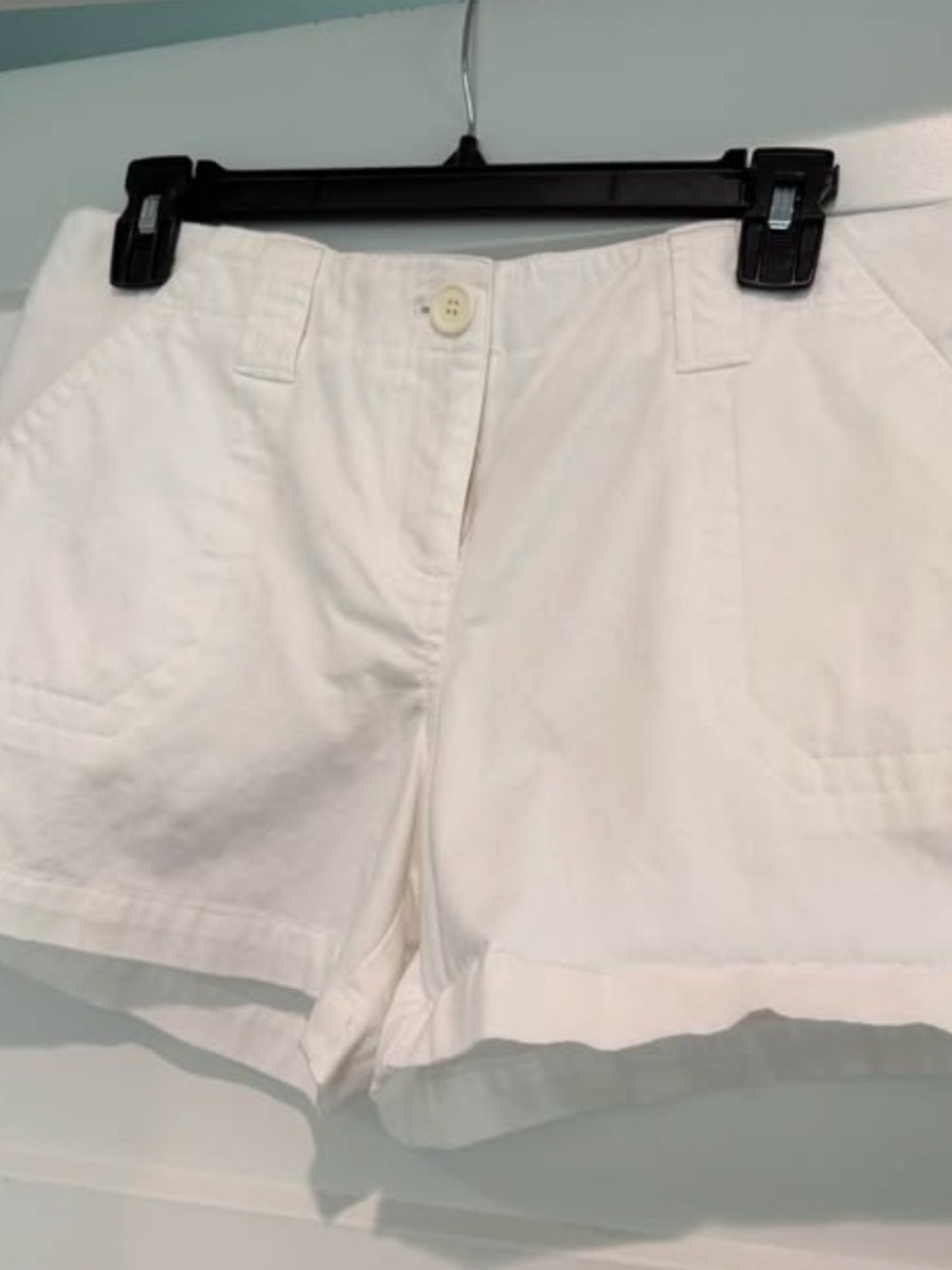NEW YORK & COMPANY ‘Manhattan Chino’ White Women's Shorts-Size 6